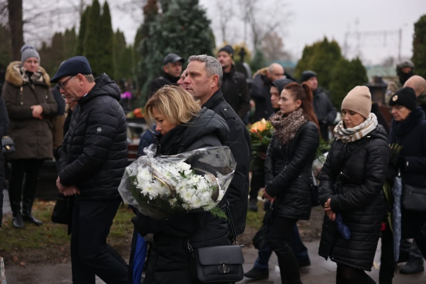 Pogrzeb Ireneusza Michalaka, policjanta, który został zastrzelony w trakcie służby