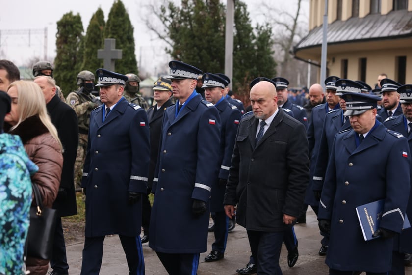 Pogrzeb Ireneusza Michalaka, policjanta, który został zastrzelony w trakcie służby