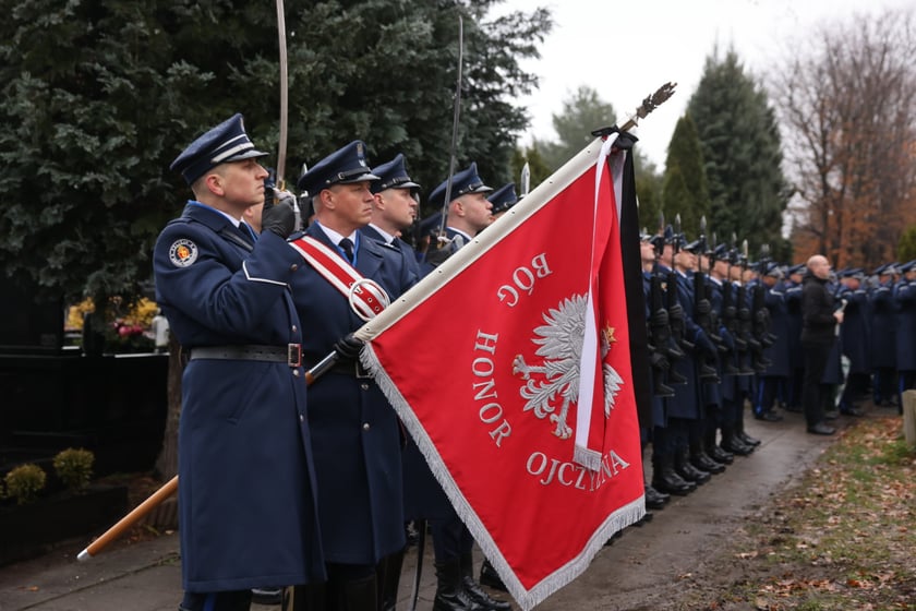 Pogrzeb Ireneusza Michalaka, policjanta, który został zastrzelony w trakcie służby