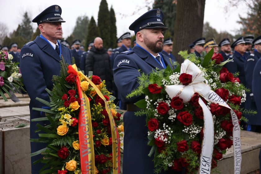 Pogrzeb Ireneusza Michalaka, policjanta, który został zastrzelony w trakcie służby