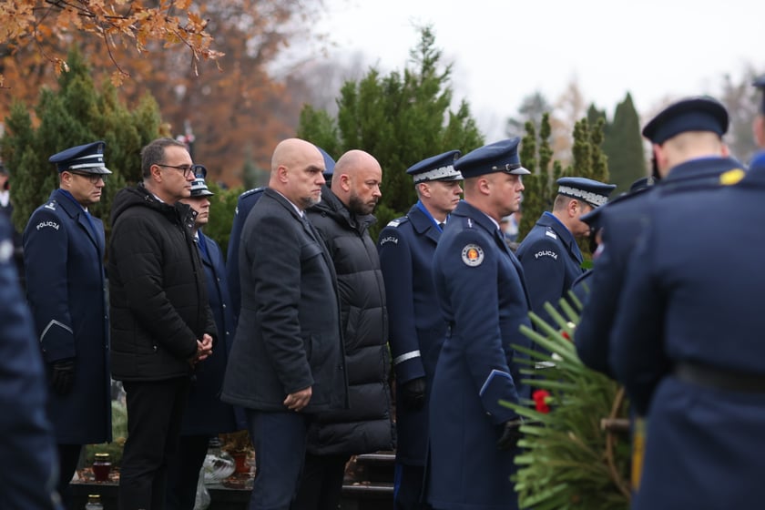Pogrzeb Ireneusza Michalaka, policjanta, który został zastrzelony w trakcie służby