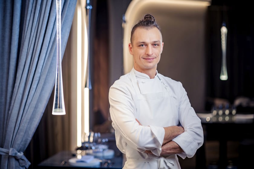 Łukasz Budzik, szef kuchni restauracji Między Mostami