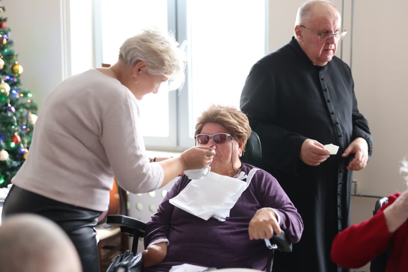 Wigilia w DPS przy ul. Karmelkowej we Wrocławiu