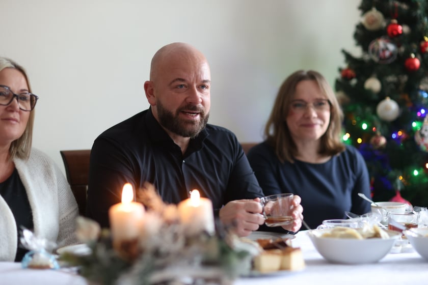 Wigilia w DPS przy ul. Karmelkowej we Wrocławiu