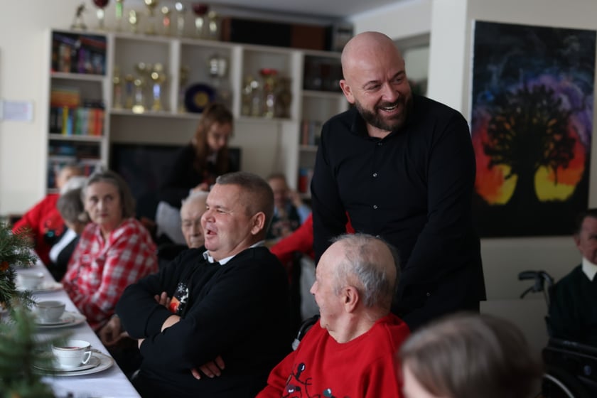 Wigilia w DPS przy ul. Karmelkowej we Wrocławiu