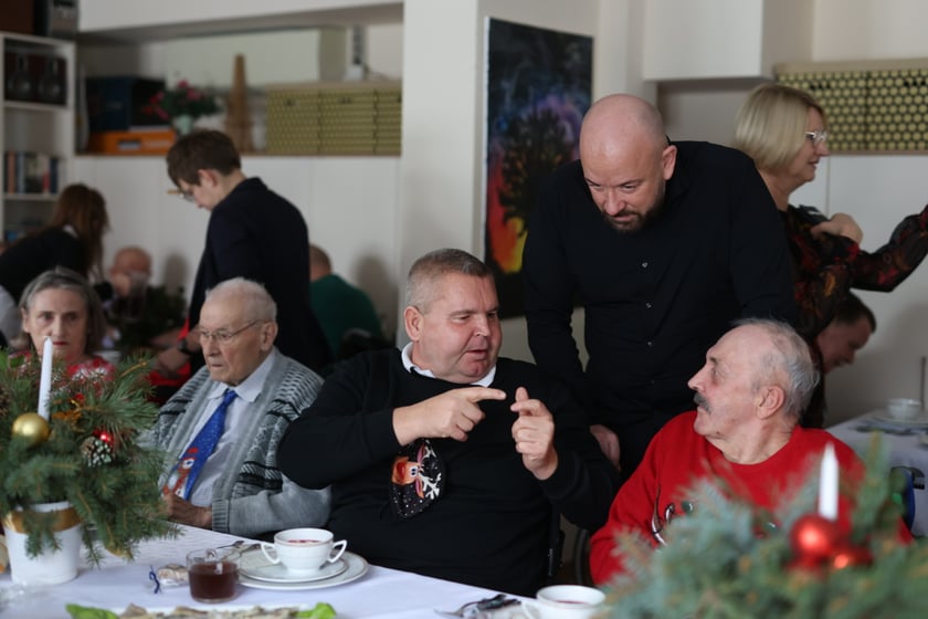 Wigilia w DPS przy ul. Karmelkowej we Wrocławiu
