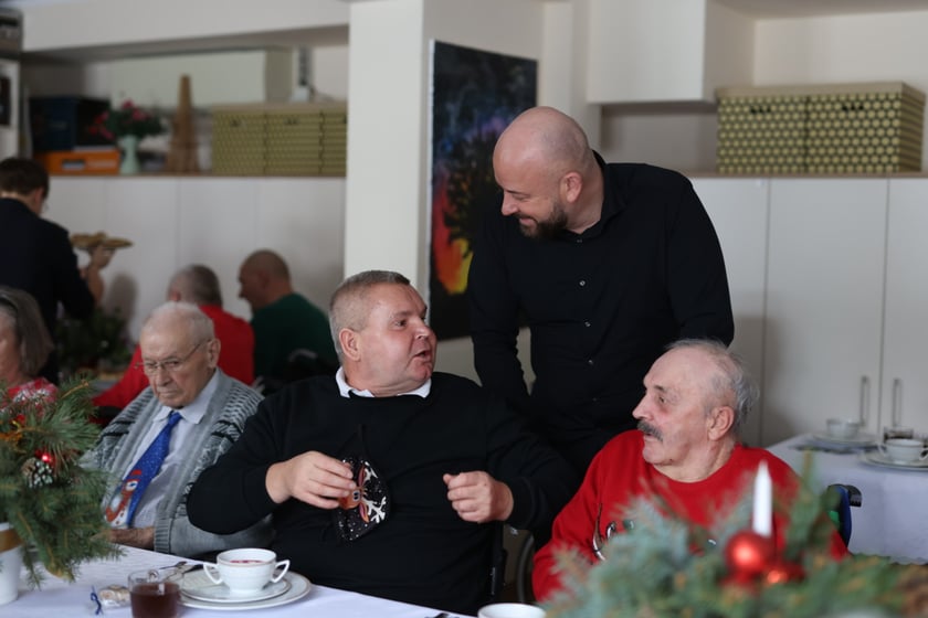 Wigilia w DPS przy ul. Karmelkowej we Wrocławiu
