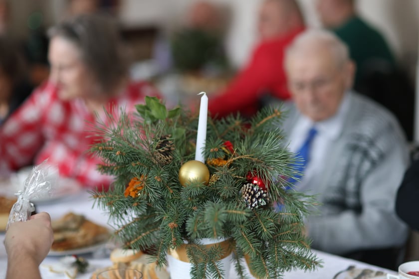 Wigilia w DPS przy ul. Karmelkowej we Wrocławiu