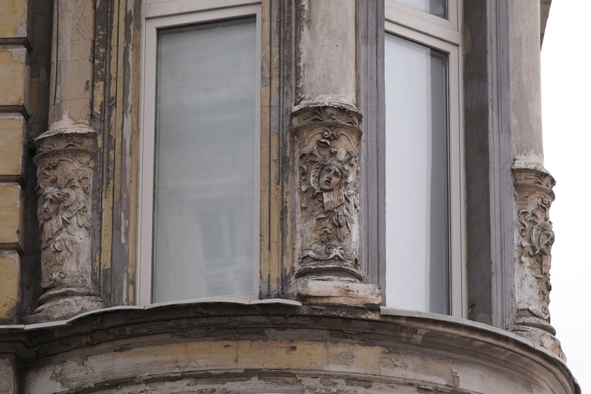 Detale architektoniczne kamienic na wrocławskim Nadodrzu zachwycają