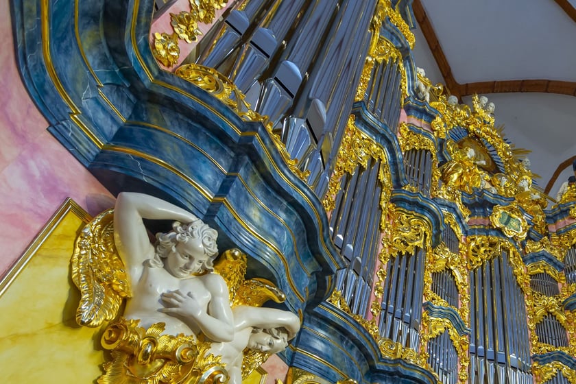 Organy w kościele Garnizonowym.