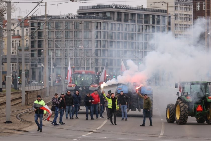 Protest rolnik&oacute;w 15 lutego we Wrocławiu