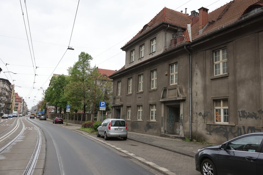 Budynki poszpitalne przy Traugutta w 2024 roku