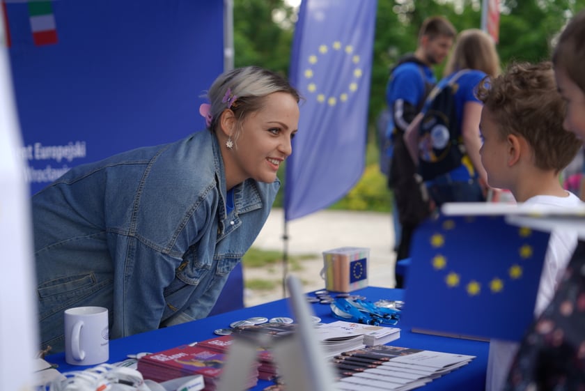 Dzień Europy na placu Wolności we Wrocławiu, 11.05.2024