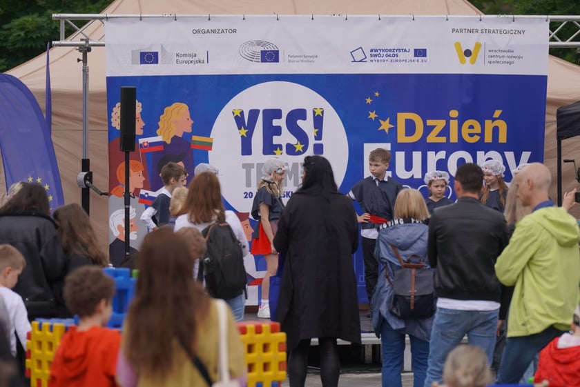 Dzień Europy na placu Wolności we Wrocławiu, 11.05.2024