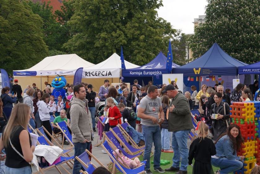Dzień Europy na placu Wolności we Wrocławiu, 11.05.2024