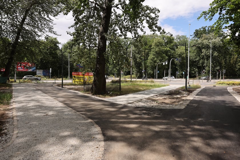 Promenada Krzycka w budowie w lipcu 2024