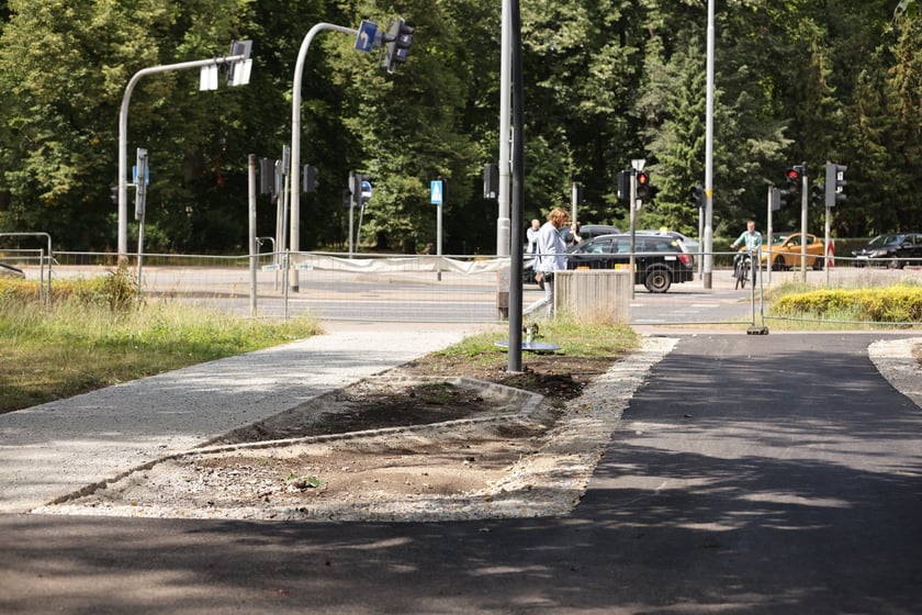Promenada Krzycka w budowie w lipcu 2024