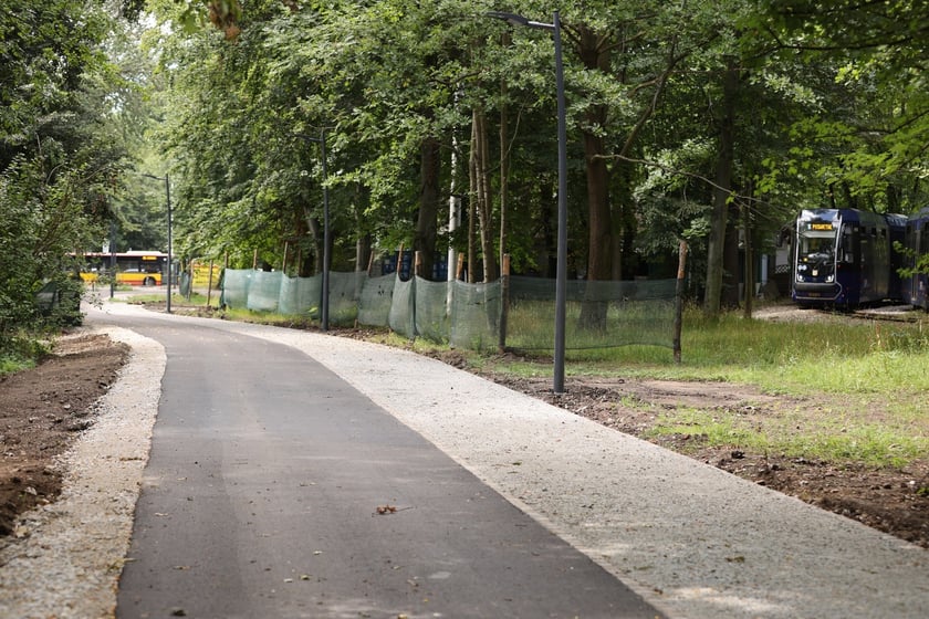 Promenada Krzycka w budowie w lipcu 2024