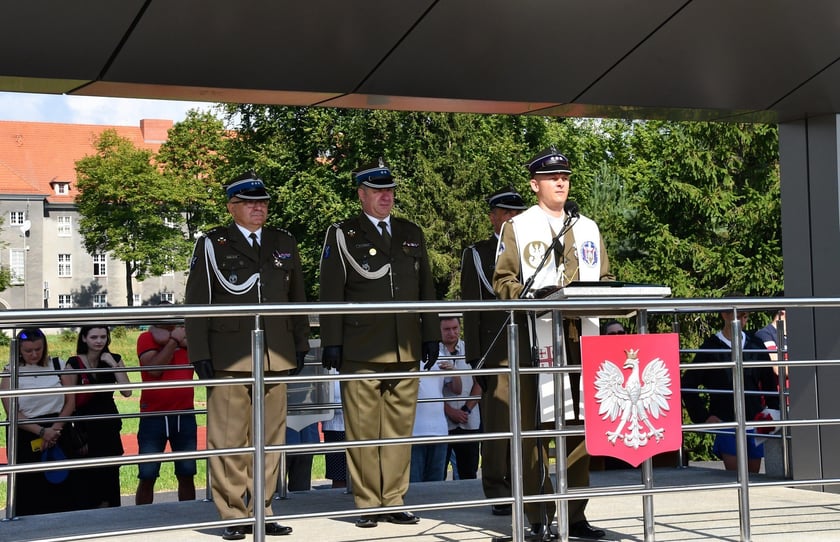 Przysięga wojskowa żołnierzy 10. Wrocławskiej Brygady Łączności