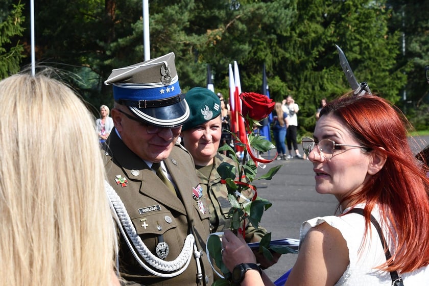 Przysięga wojskowa żołnierzy 10. Wrocławskiej Brygady Łączności
