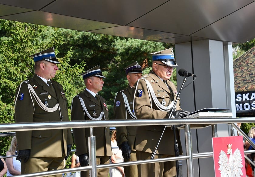 Przysięga wojskowa żołnierzy 10. Wrocławskiej Brygady Łączności
