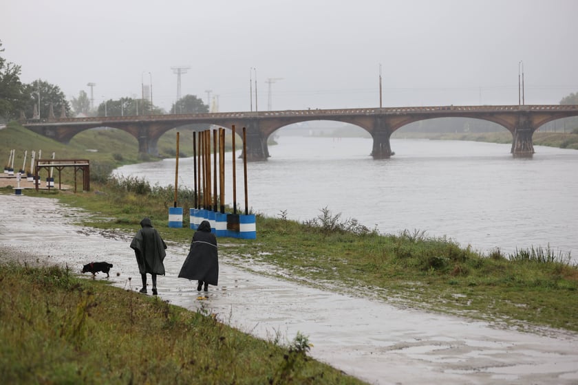 Widok na Odrę we Wrocławiu