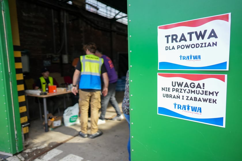 Punkt pomocy dla powodzian w Czasoprzestrzeni we Wrocławiu