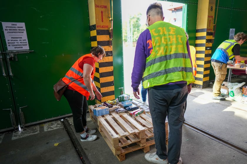 Punkt pomocy dla powodzian w Czasoprzestrzeni we Wrocławiu