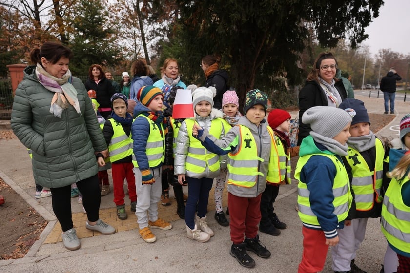 Bieg przedszkolaków z okazji Dnia Niepodległości