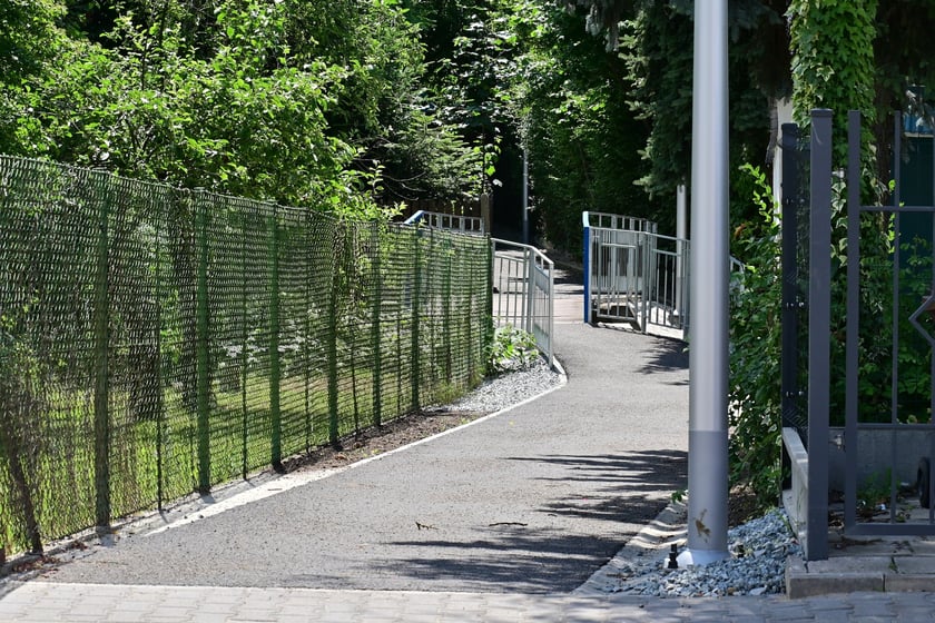 Czerwiec 2025 - przejście łączące Samborską ze Stanisławowską po remoncie