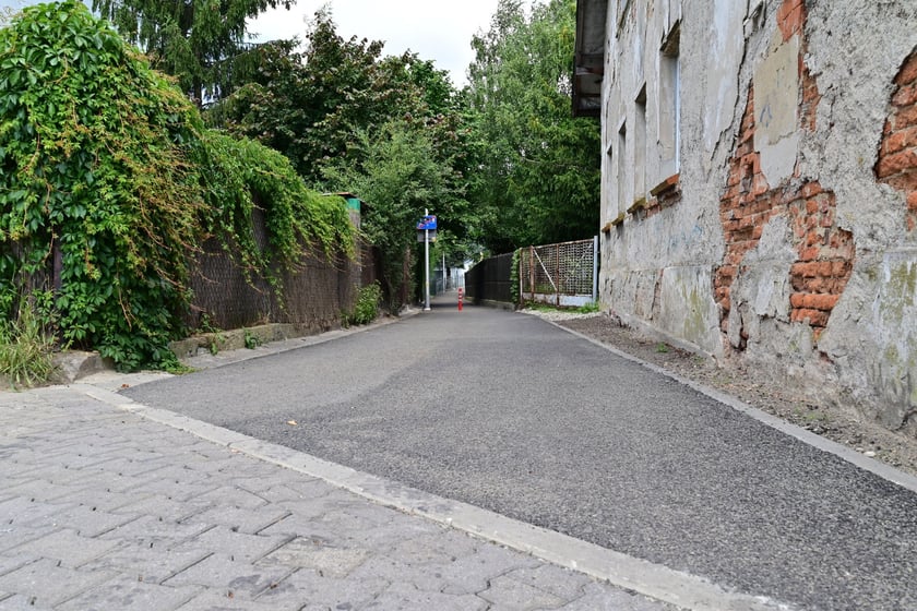 Czerwiec 2025 - przejście łączące Samborską ze Stanisławowską po remoncie