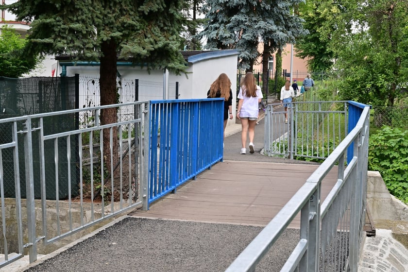 Czerwiec 2025 - przejście łączące Samborską ze Stanisławowską po remoncie