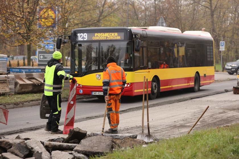 Ulica Balonowa na Gądowie w remoncie