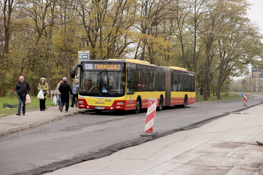 Ulica Balonowa na Gądowie w remoncie