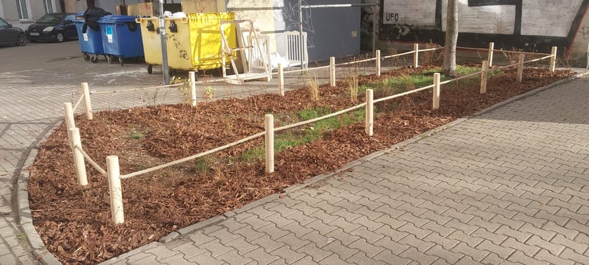 Rekultywacja skwerów, placyków i terenów zielonych w centrum Wrocławia.