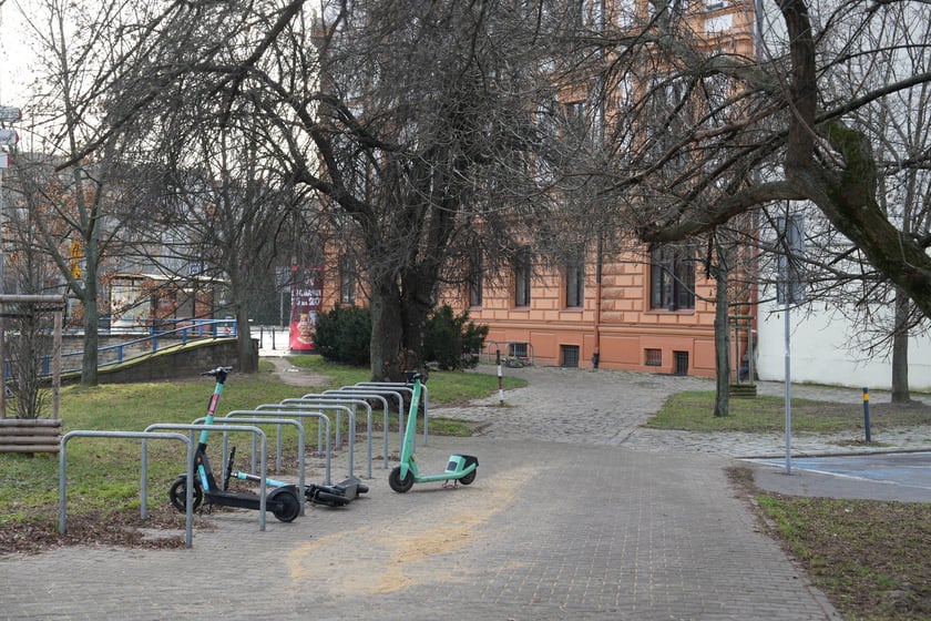 Wrocław w noworoczny poranek wyglądał tak, jakby tu nikt nie mieszkał...