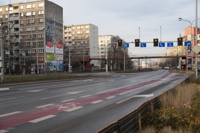 Wrocław w noworoczny poranek wyglądał tak, jakby tu nikt nie mieszkał...