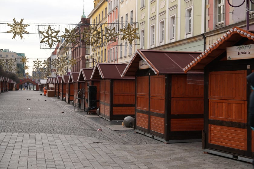 Wrocław w noworoczny poranek wyglądał tak, jakby tu nikt nie mieszkał...