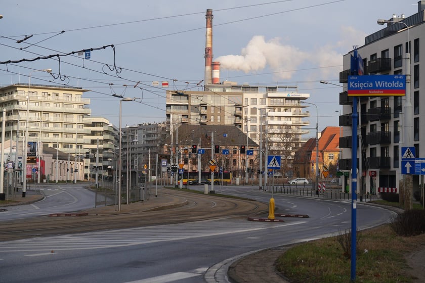 Wrocław w noworoczny poranek wyglądał tak, jakby tu nikt nie mieszkał...