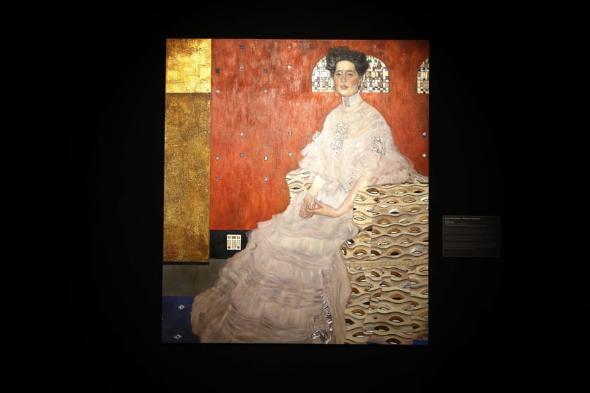 Zdjęcie z wystawy KLIMT – The Immersive Exhibition w hali IASE we Wrocławiu (do 23 lutego 2025)