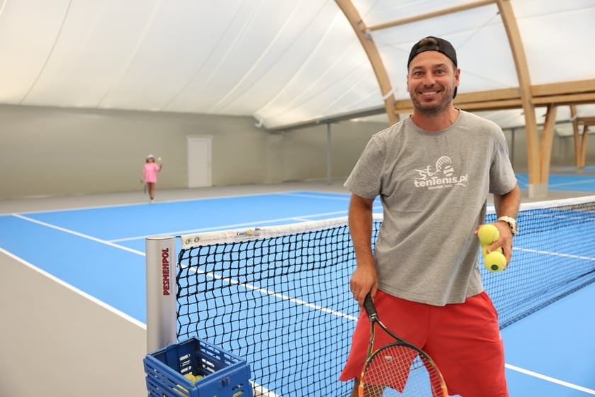 Hala tenisowa na Pułtuskiej w dniu otwarcia oficjalnego