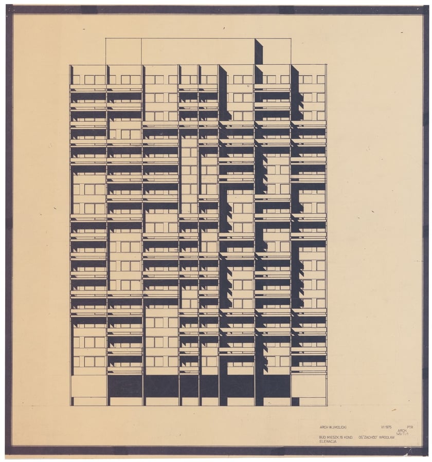Budynek mieszkalny&nbsp; na
osiedlu Wrocław Zach&oacute;d - projekt