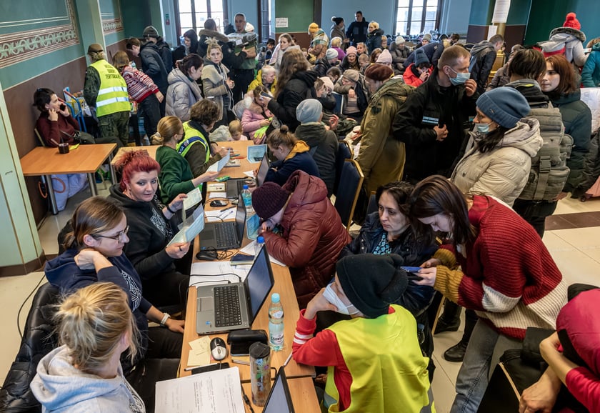 Dworzec Główny we Wrocławiu, 8 marca 2022
