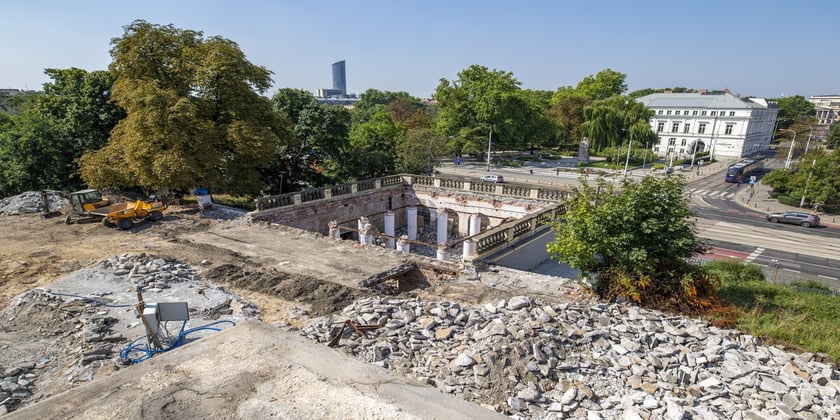 Rewaloryzacja dawnego Bastionu Sakwowego na Wzgórzu Partyzantów - sierpnień 2022