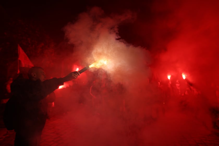 Marsz narodowdców 11 listopada 2022 we Wrocławiu