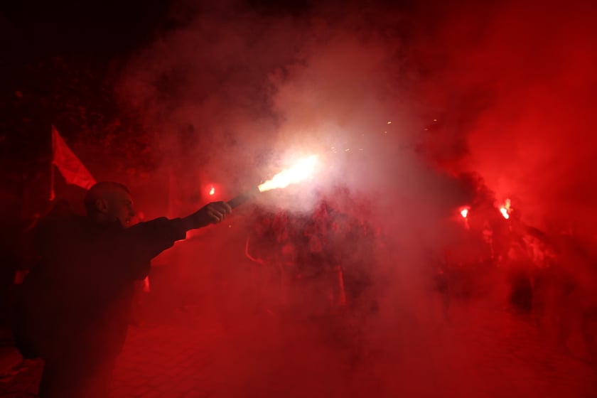 Marsz narodowdców 11 listopada 2022 we Wrocławiu