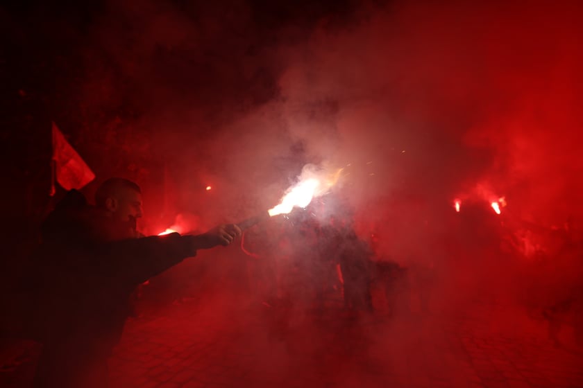 Marsz narodowdców 11 listopada 2022 we Wrocławiu