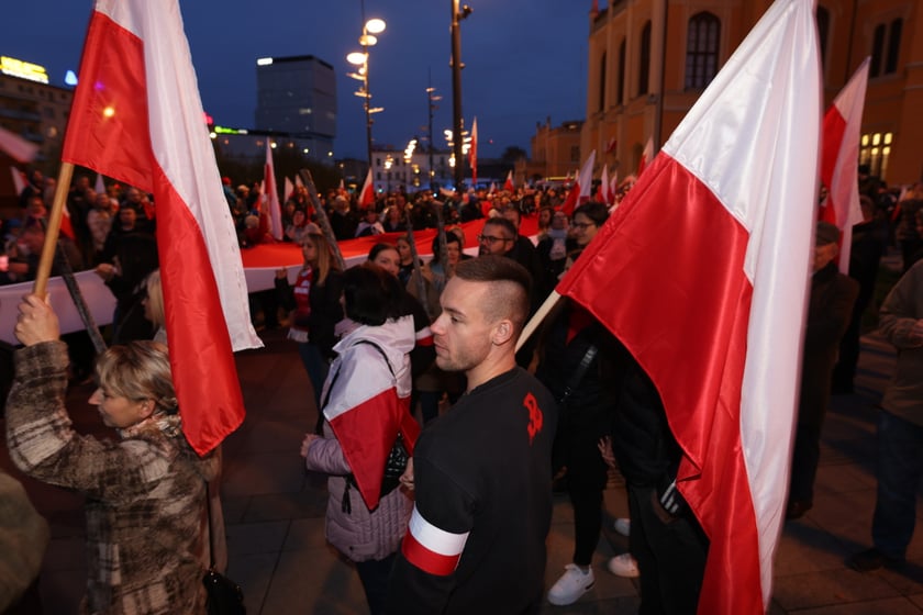 Marsz narodowców 11 listopada 2022 we Wrocławiu