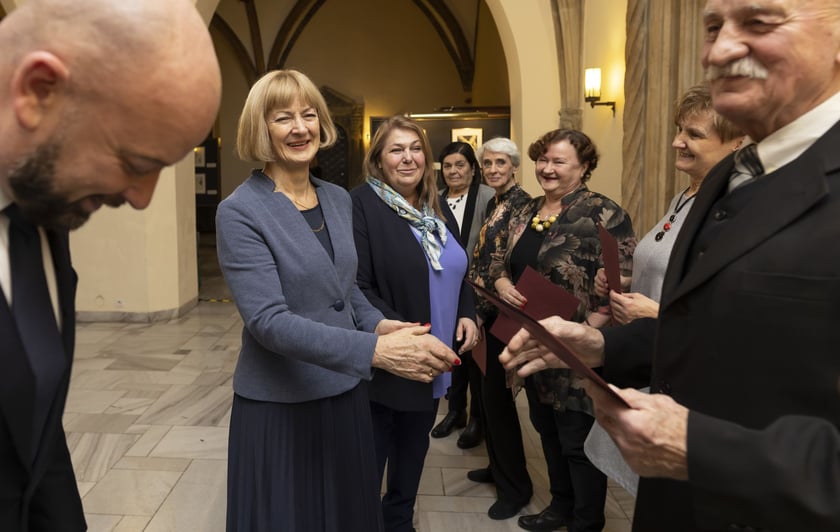 Uroczystość wręczenia dyplomów wrocławskim nauczycielom