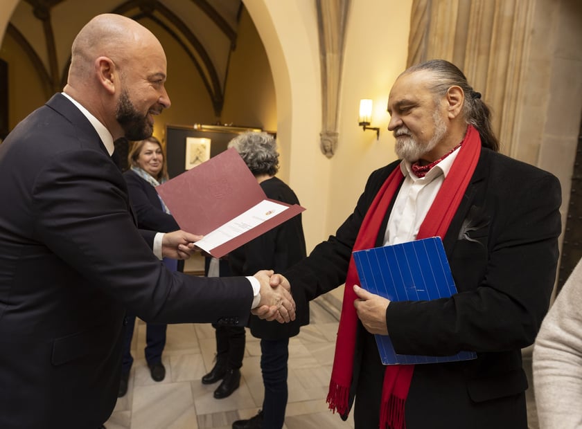 Uroczystość wręczenia dyplomów wrocławskim nauczycielom